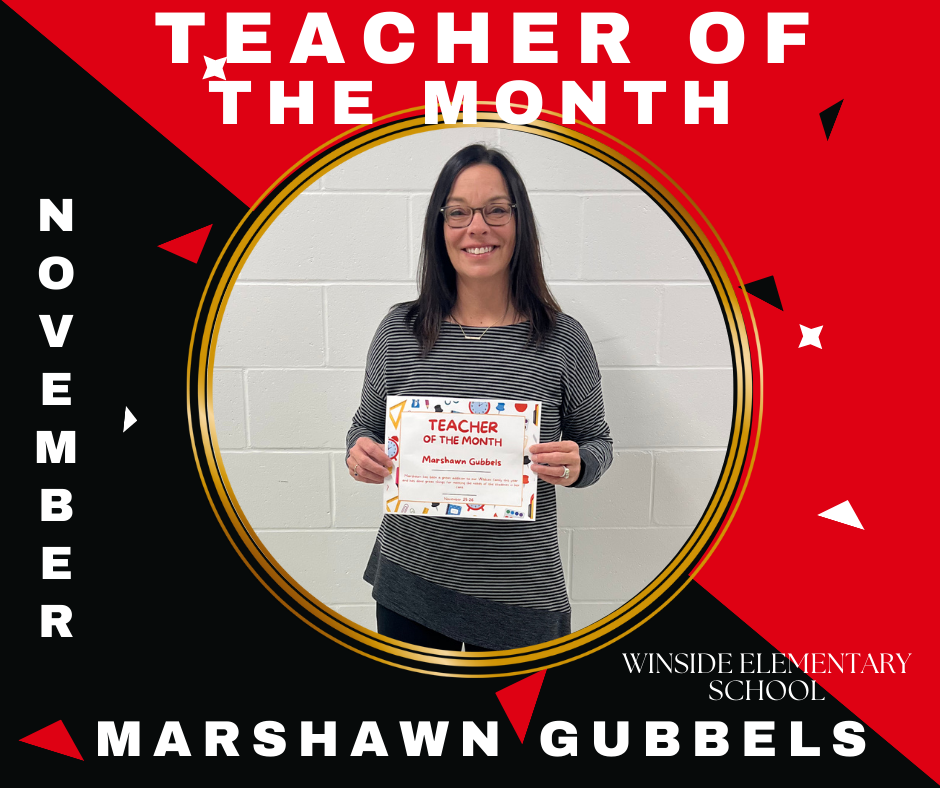 Teacher of the month