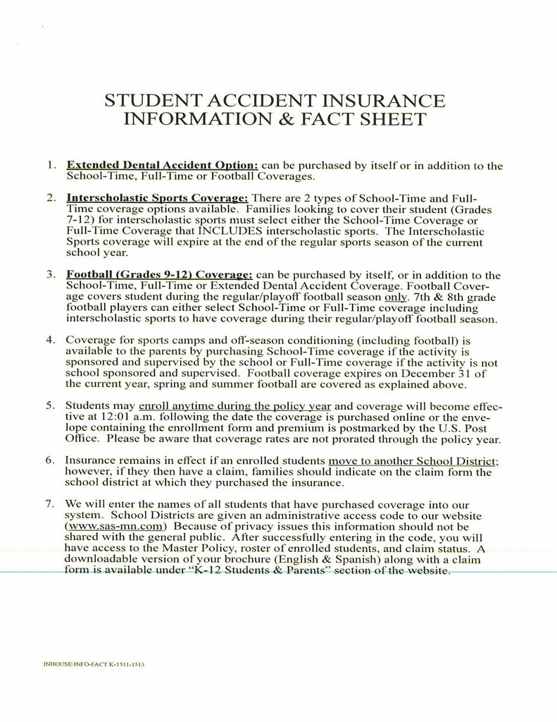 Student Insurance