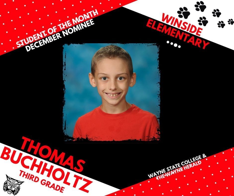 student of the month nominee