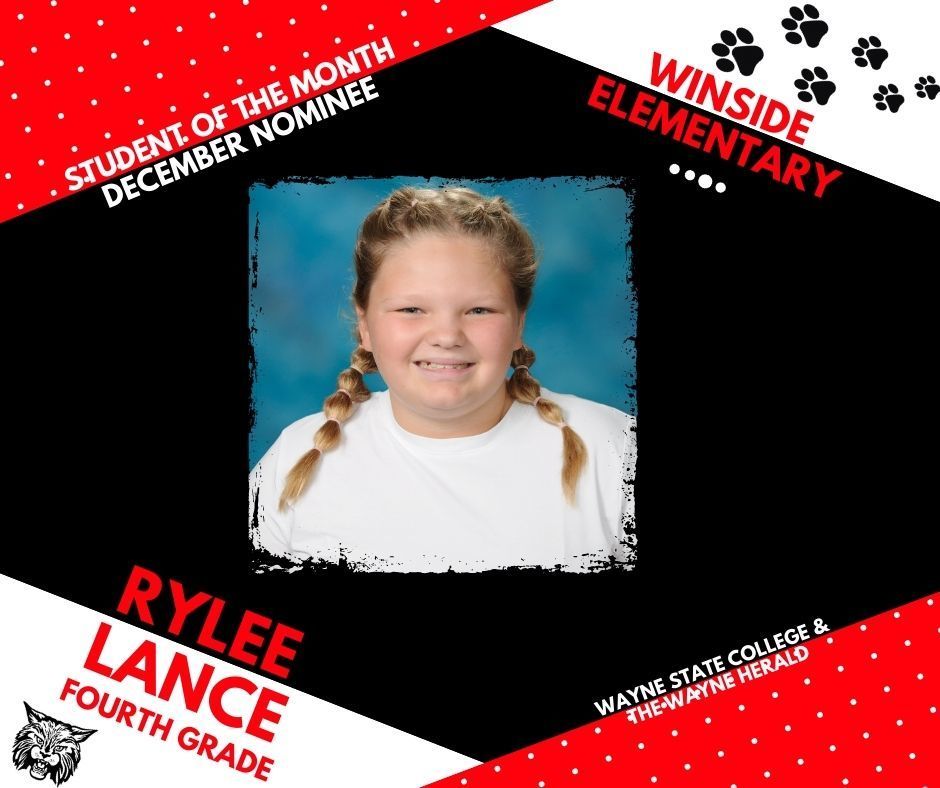 student of the month nominee