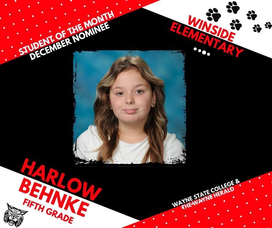 student of the month nominee