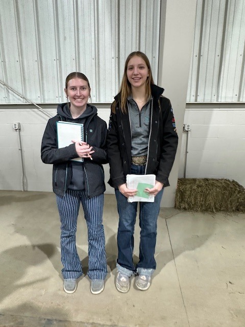 2 FFA Members received awards at the recent Livestock Judging contest in Norfolk