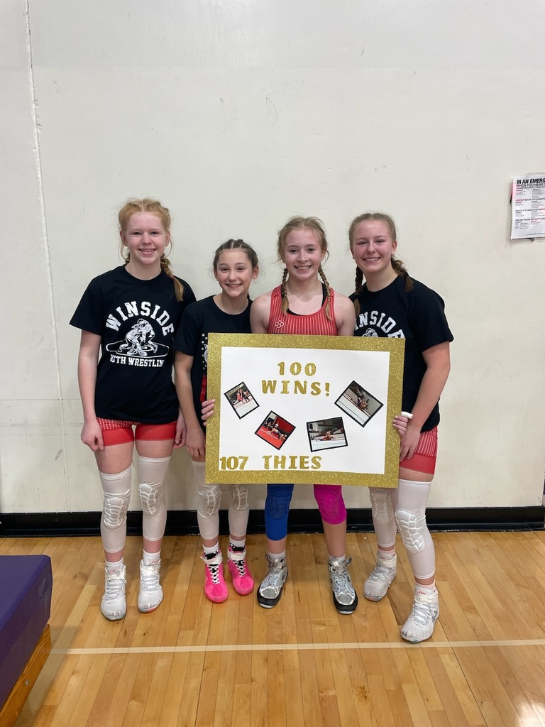 JH Girls Wrestling winners