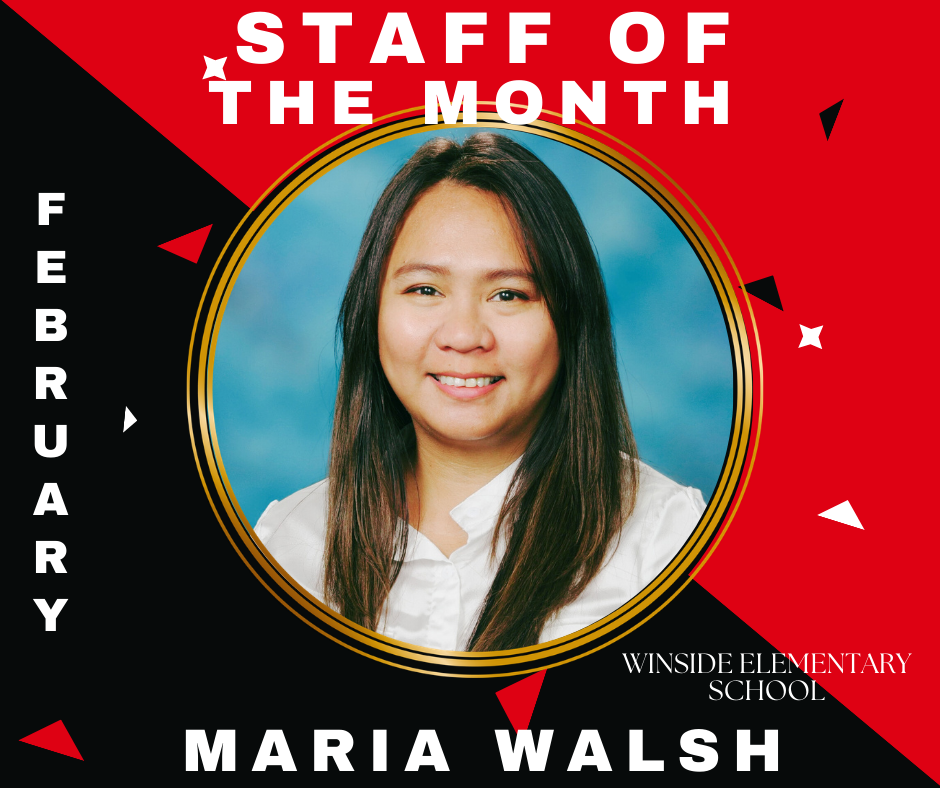 February Staff of the Month - Maria Walsh