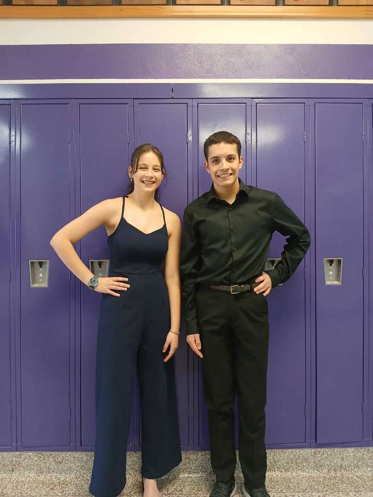 Natalie and Ben at Lewis and Clark Conference Speech