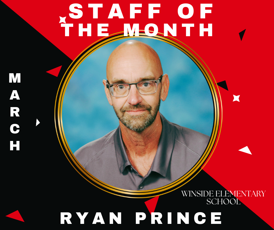 March Staff of the Month Winside Elementary School