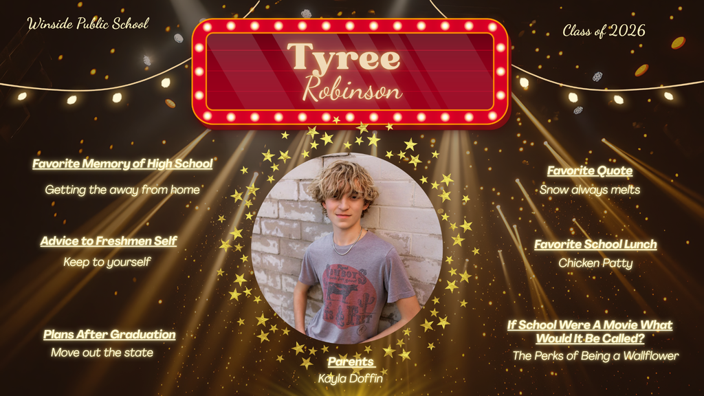 Tyree Robinson Senior Spotlight 2026