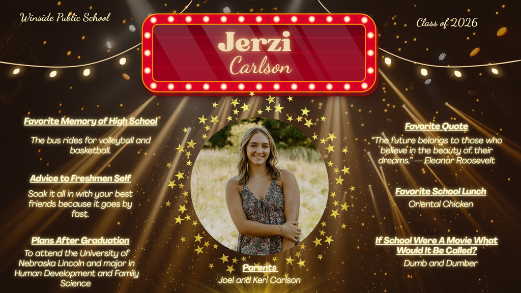 Jerzi Carlson Senior Spotlight 2026