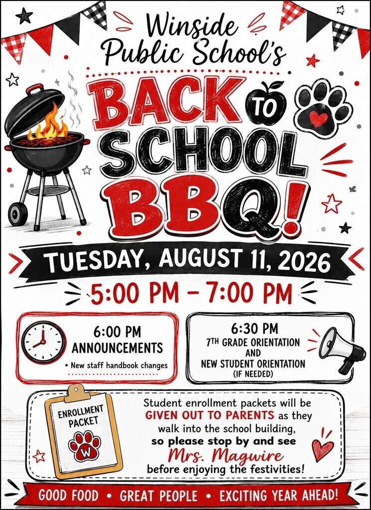 Back to School BBQ August 11