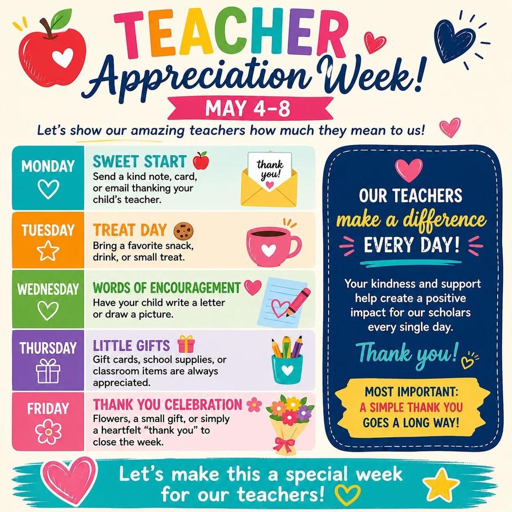 Teacher Appreciation flyer