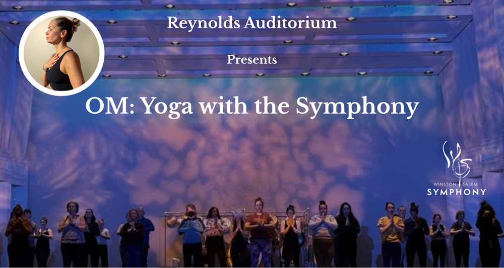 OM: Yoga with the Symphony headline graphic