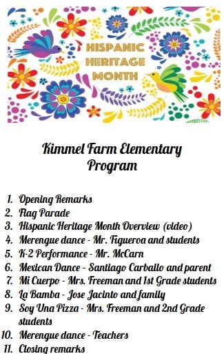 Hispanic Heritage Program for 9/25/2025