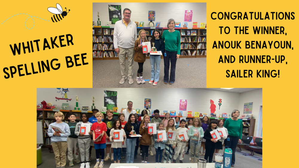 photos of students who participated in the Whitaker spelling bee