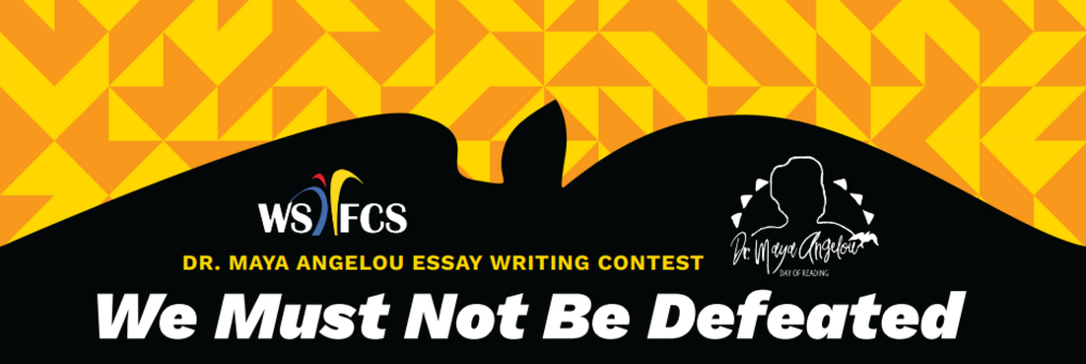 dr maya angelou essay writing contest banner