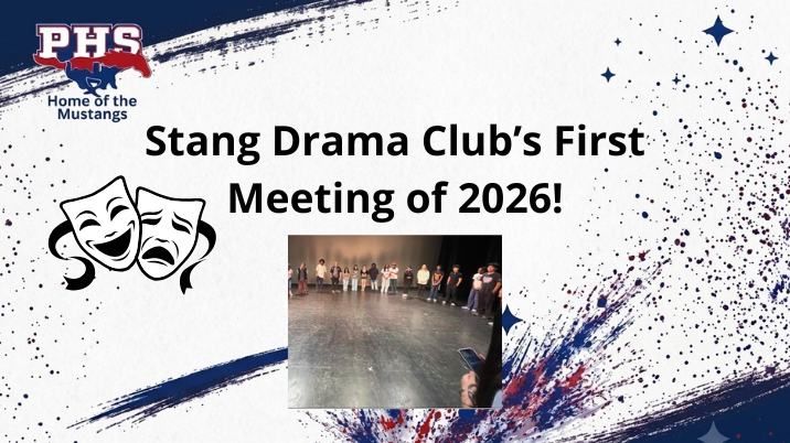 Stang Drama Club's First Meeting of 2026!