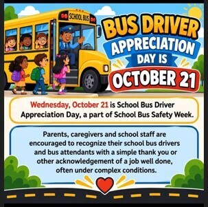 Bus Driver appreciation FALL 2026