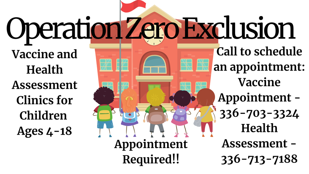 Announcement for Operation Zero Exclusion