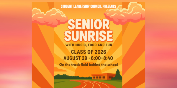 Senior Sunrise - August 29th at 6:30 A.M.