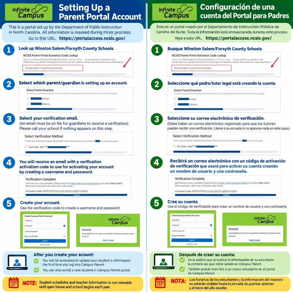 Infinite Campus Parent Portal Setup