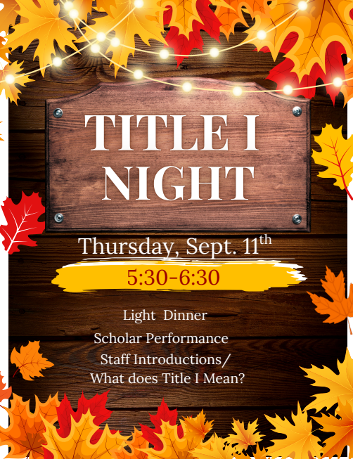 Title 1 Night