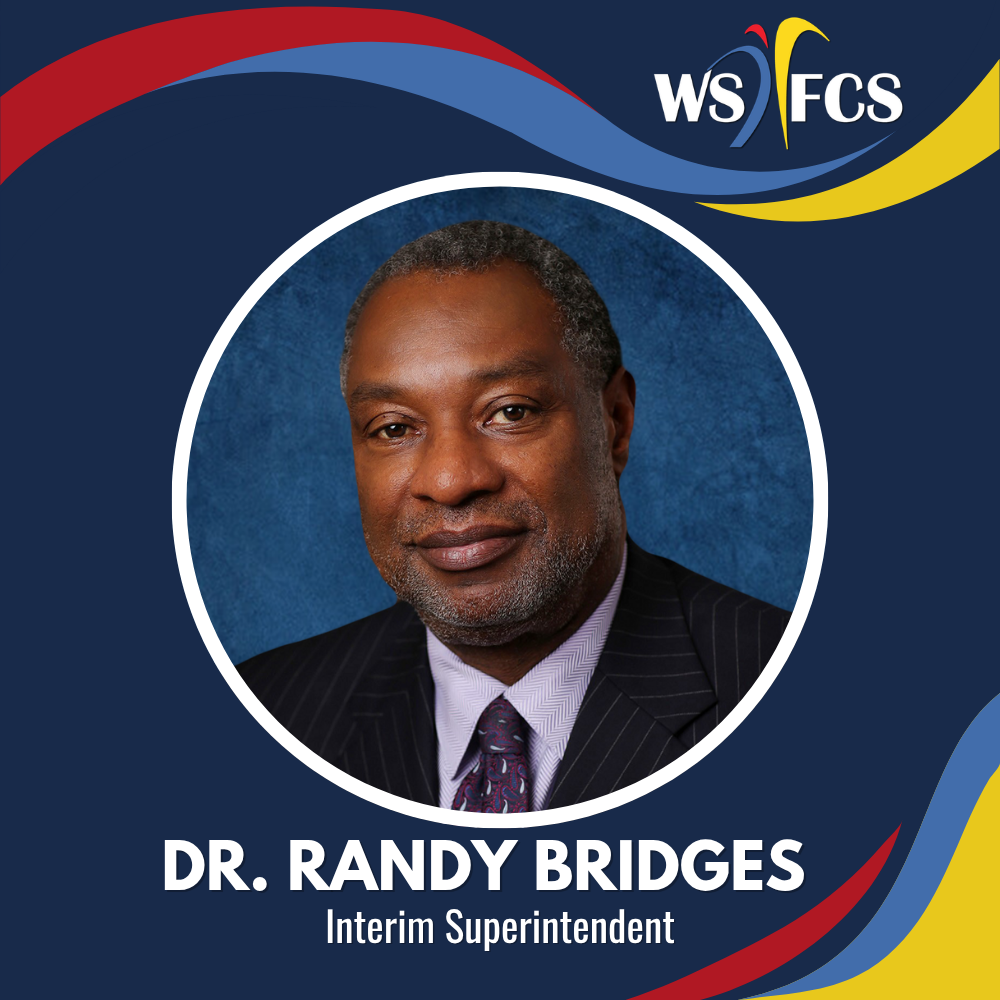 image of new interim superintendent  Dr. Randy Bridges