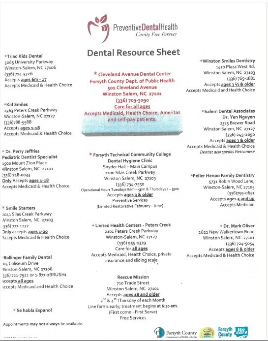 Dental Resources 2026-27