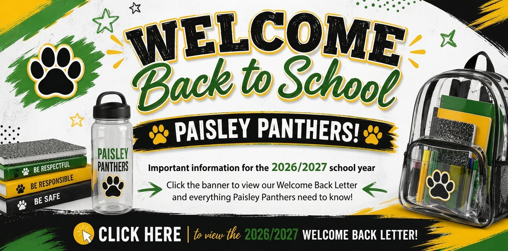 Welcome Letter 2026/2027