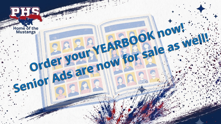 Yearbooks and Senior Ads - Purchase them NOW!