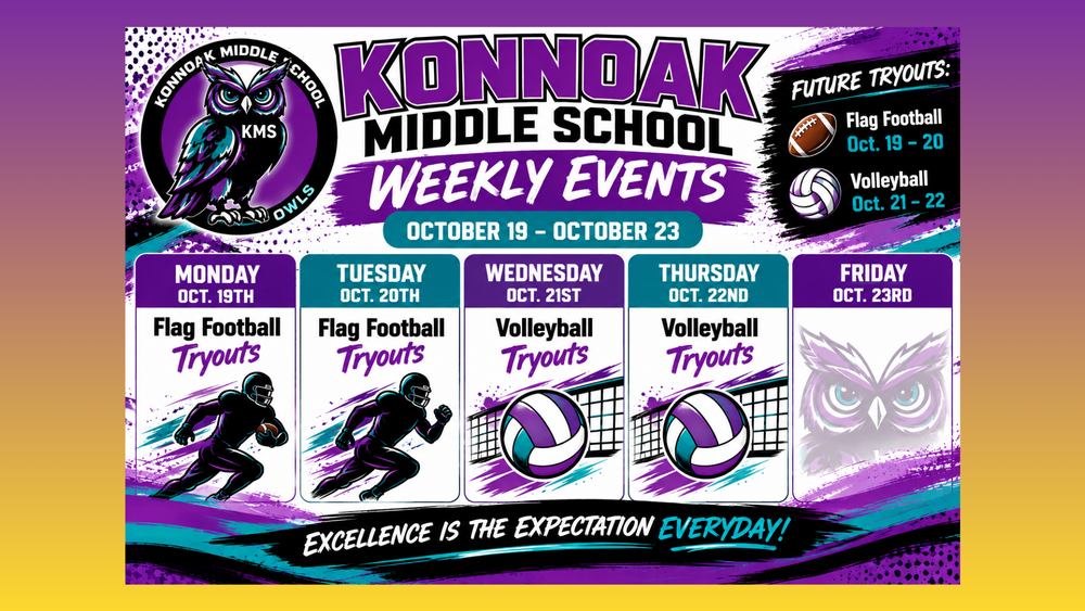 Konnoak Sports Schedule 