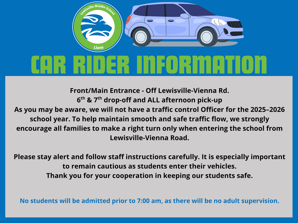 car rider information