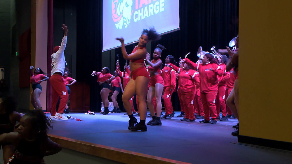 WSSU Rams visit Wal;kertown High School
