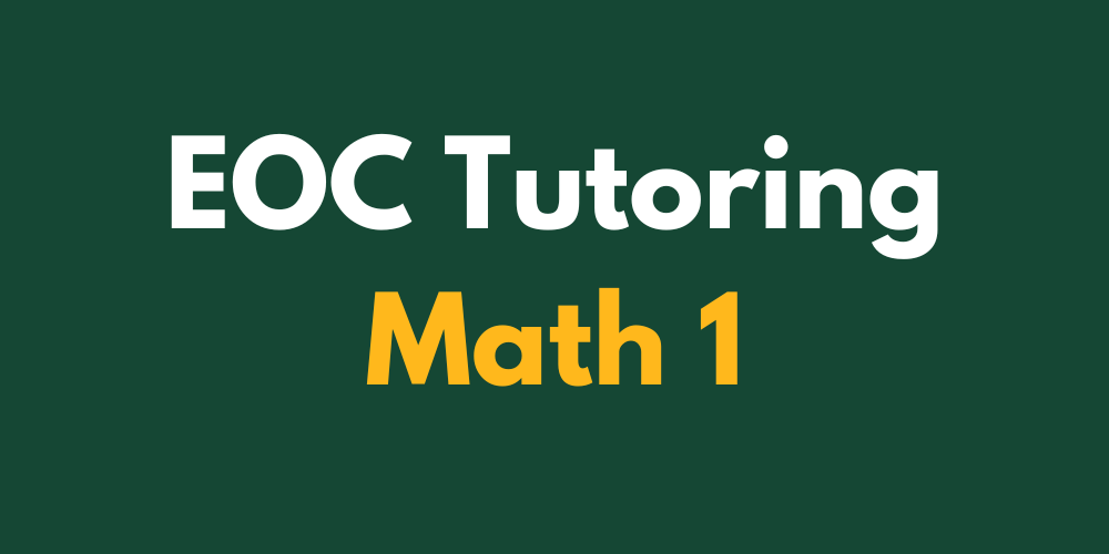 EOC Tutoring Information