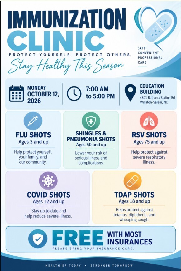 Immunization Clinic FALL 2026