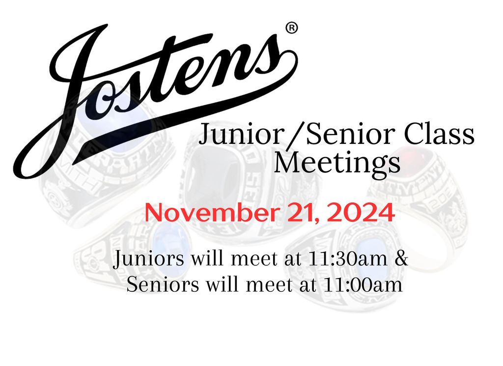 Jostens Junior/Senior Class Meeting