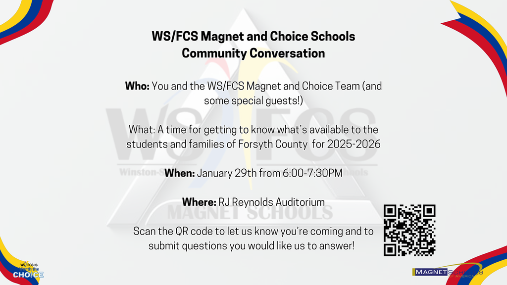Magnet and Choice Schools community conversation