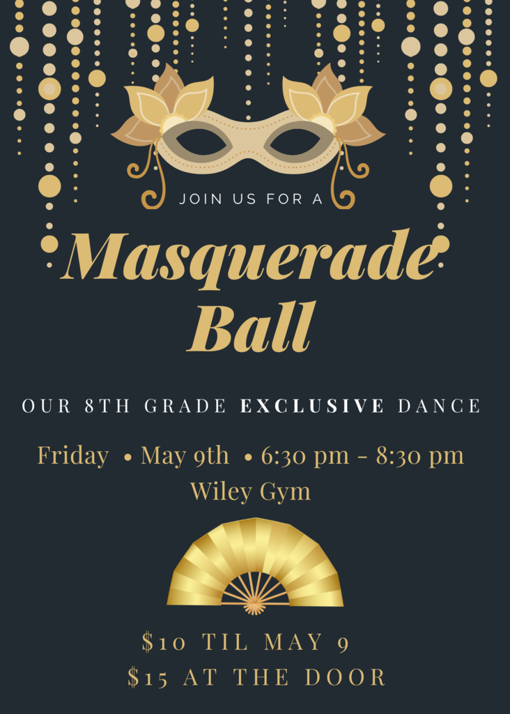 8th Grade Dance Flyer