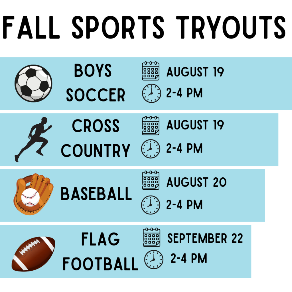 Fall sports information