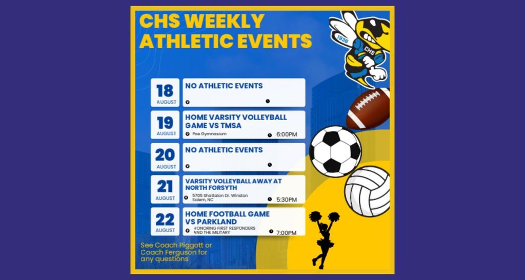 Athletic Schedule