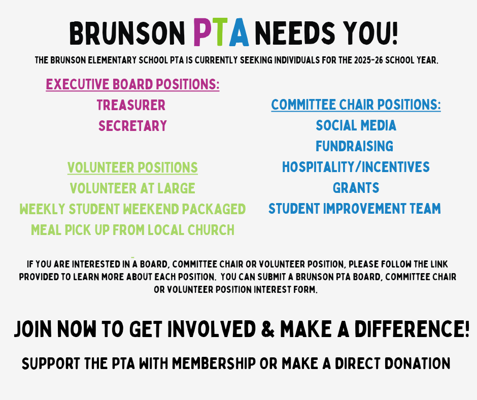 PTA needs you