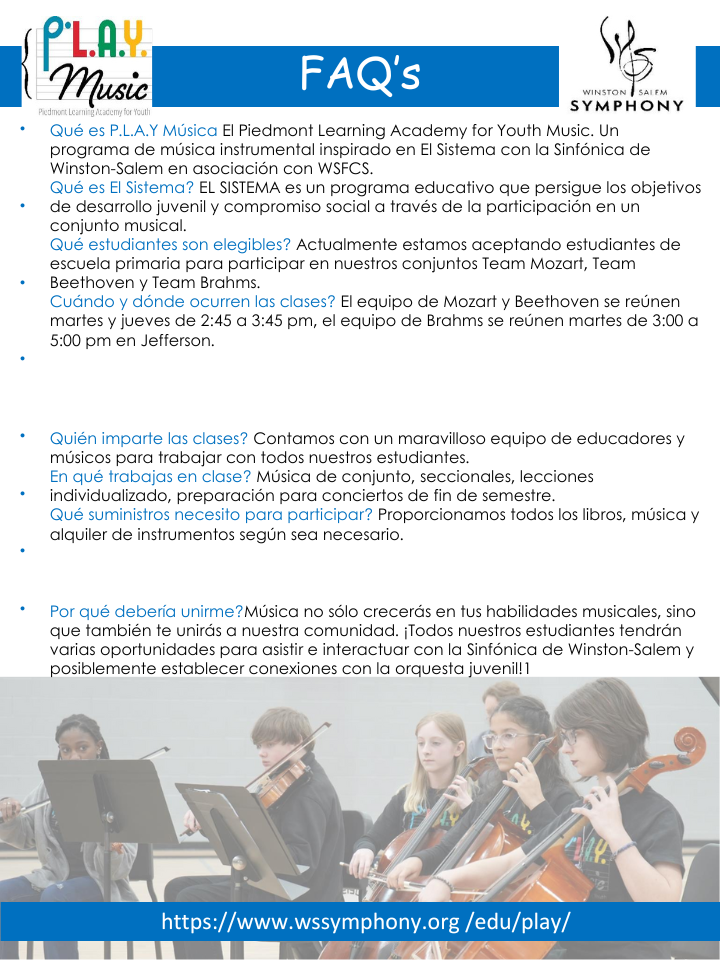 play music faq spanish
