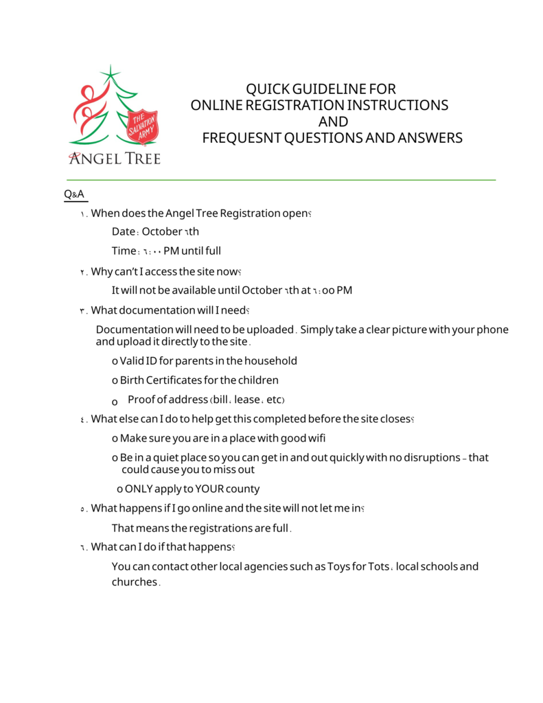 angel tree info