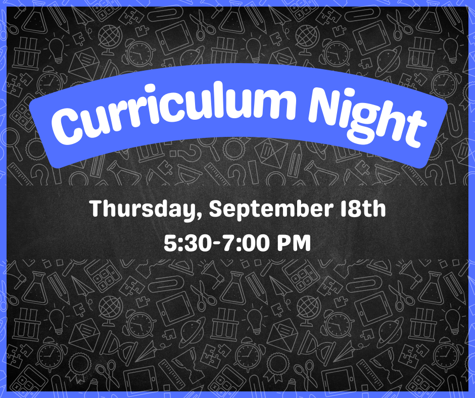 curriculum night september 18th