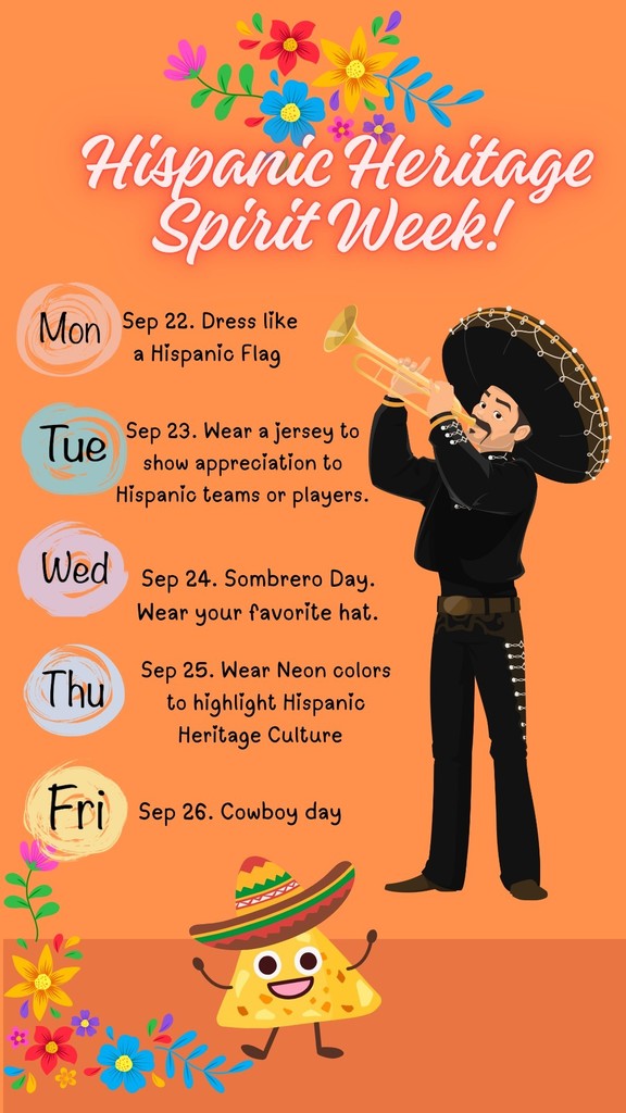 Hispanic Heritage Spirit Week