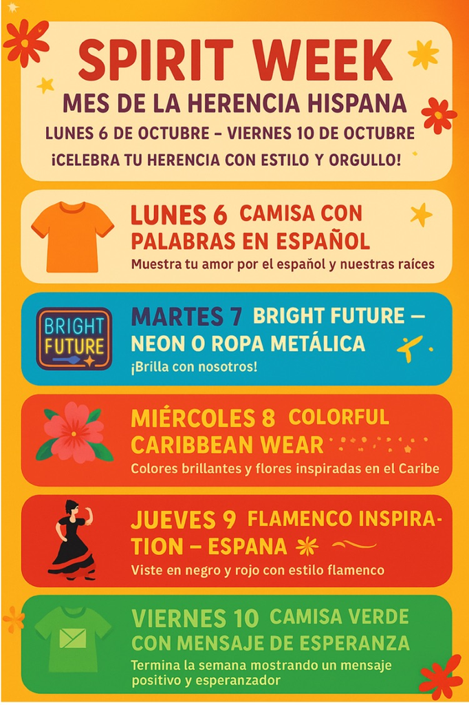 hh spirit week Spanish