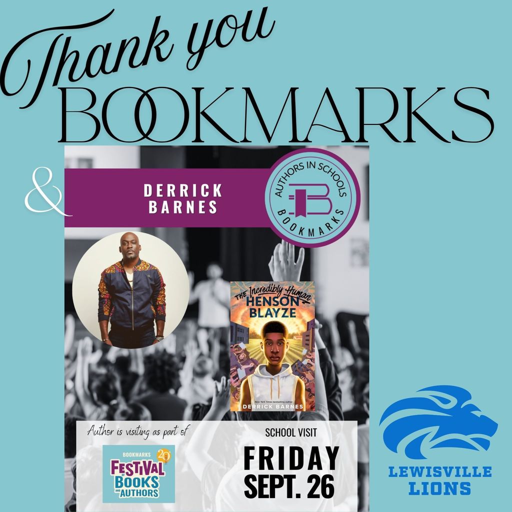 Thank you Bookmarks & Derrick Barnes