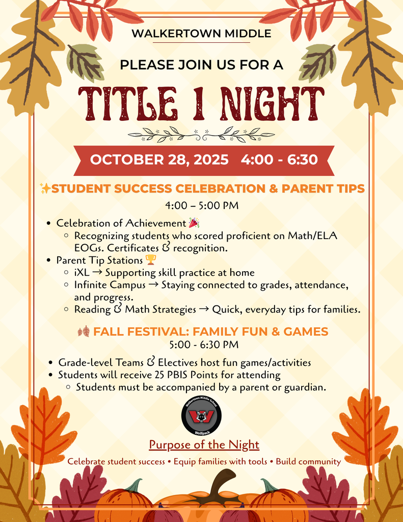 WMS Fall Title I Night