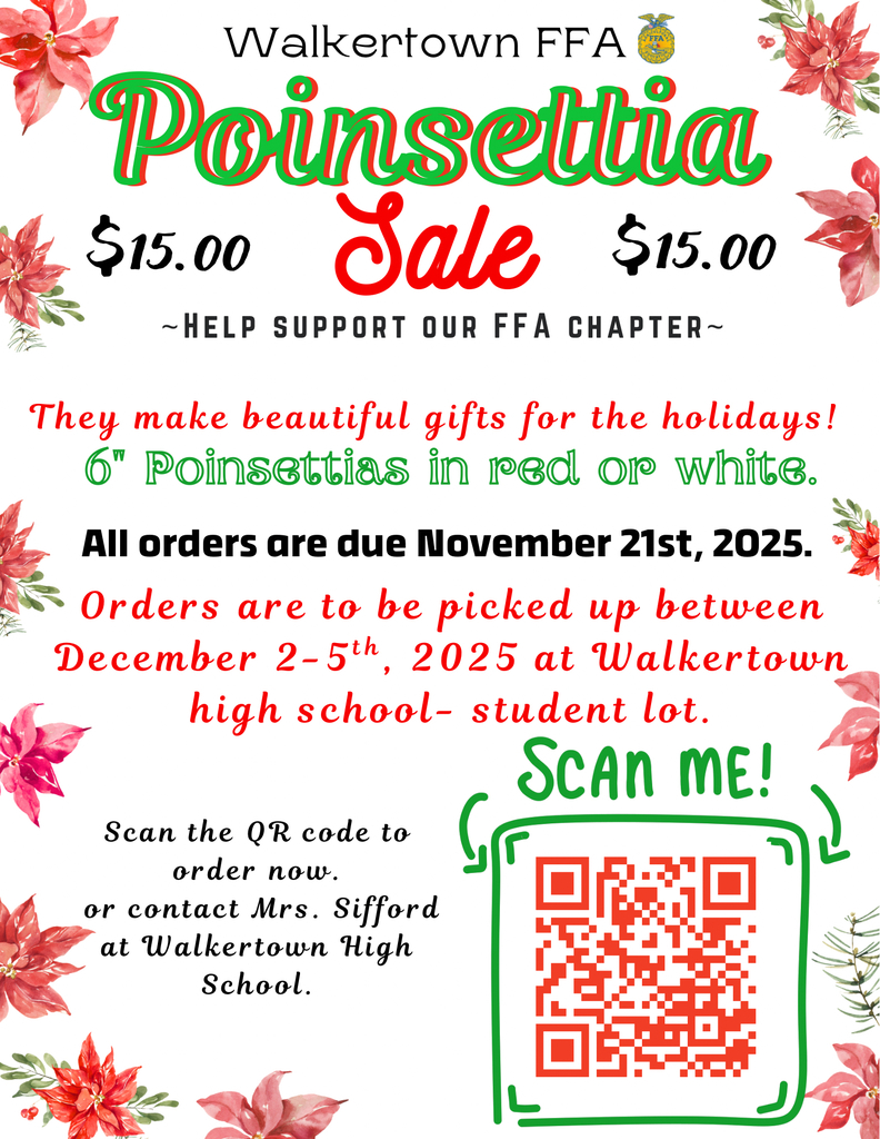 Poinsettia Sale Supporting FFA 
