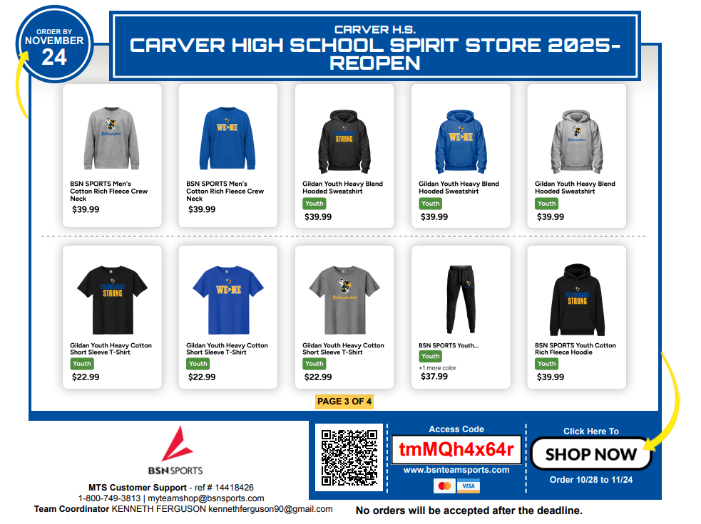 CHS School Spirit Store