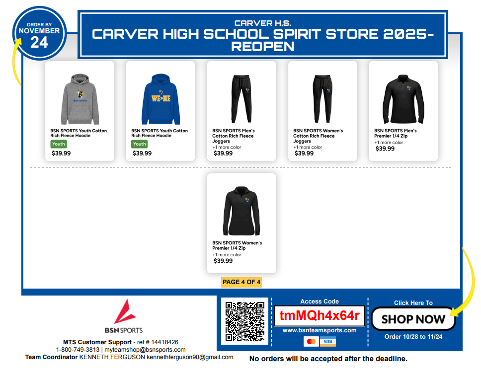 CHS School Spirit Store