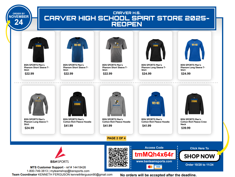 CHS School Spirit Store
